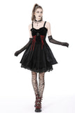Gothic bloody lace up dress DW760