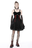 Gothic bloody lace up dress DW760
