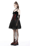 Gothic bloody lace up dress DW760
