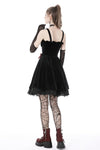 Gothic bloody lace up dress DW760