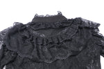 Gothic lolita hearted lace blouse IW076 - Gothlolibeauty