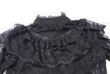Gothic lolita hearted lace blouse IW076 - Gothlolibeauty