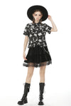 Star divination leisure vacation blouse IW082