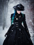 Gothic floor-length cocktail gown jacket coat JW091 - Gothlolibeauty