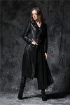 Gothique asymmetric bouffancy robe jacket with ghost belt JW093 - Gothlolibeauty