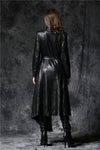 Gothique asymmetric bouffancy robe jacket with ghost belt JW093 - Gothlolibeauty