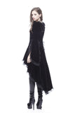 Gothic noble velvet pleated cocktail jacket JW104 - Gothlolibeauty