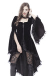 Gothic noble velvet pleated cocktail jacket JW104 - Gothlolibeauty