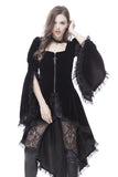 Gothic noble velvet pleated cocktail jacket JW104 - Gothlolibeauty