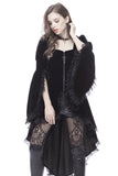 Gothic noble velvet pleated cocktail jacket JW104 - Gothlolibeauty