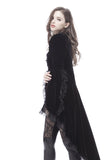 Gothic noble velvet pleated cocktail jacket JW104 - Gothlolibeauty