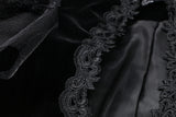 Gothic velvet jacket with swallow shoulder JW116 - Gothlolibeauty