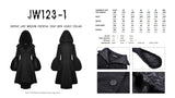 Gothic lady woolen cocktail coat with lovely collar JW123-1