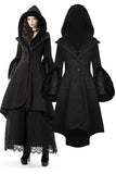 Gothic lady woolen cocktail coat with lovely collar JW123-1