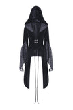 Gothic velvet hooded jacket JW159 - Gothlolibeauty