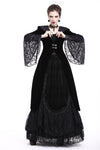 Gothic velvet hooded jacket JW159 - Gothlolibeauty