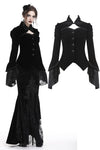 Gothic gorgeous bishop sleeves buttoned velvet jacket JW172 - Gothlolibeauty