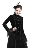 Gothic elegant lacey velvet blouse-shape jacket JW173 - Gothlolibeauty