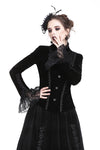 Gothic elegant lacey velvet blouse-shape jacket JW173 - Gothlolibeauty