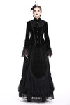 Gothic elegant lacey velvet blouse-shape jacket JW173 - Gothlolibeauty