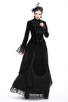 Gothic elegant lacey velvet blouse-shape jacket JW173 - Gothlolibeauty