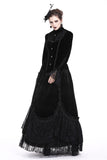 Gothic elegant lacey velvet blouse-shape jacket JW173 - Gothlolibeauty