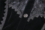 Gothic elegant lacey velvet blouse-shape jacket JW173 - Gothlolibeauty