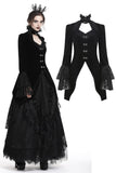 Gothic velvet swallow lace tail jacket JW174 - Gothlolibeauty