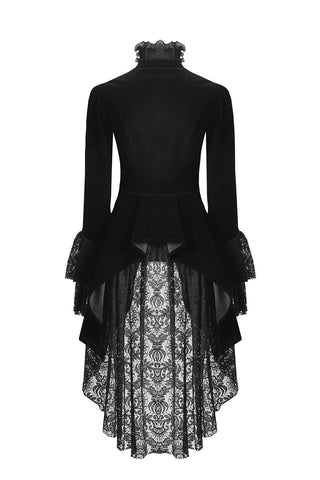 Gothic velvet swallow lace tail jacket JW174 – Gothlolibeauty