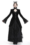 Gothic velvet swallow lace tail jacket JW174 - Gothlolibeauty