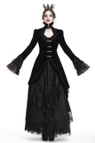 Gothic velvet swallow lace tail jacket JW174 - Gothlolibeauty