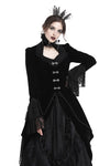 Gothic velvet swallow lace tail jacket JW174 - Gothlolibeauty