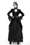 Gothic velvet swallow lace tail jacket JW174 - Gothlolibeauty