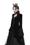 Gothic velvet swallow lace tail jacket JW174 - Gothlolibeauty