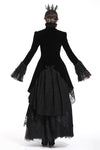 Gothic velvet swallow lace tail jacket JW174 - Gothlolibeauty