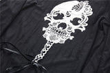 Gothic skull back baggy jacket JW181 - Gothlolibeauty