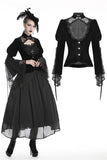 Elegant gothic velvet and lace jacket JW189 - Gothlolibeauty