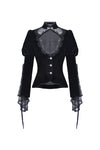 Elegant gothic velvet and lace jacket JW189 - Gothlolibeauty