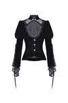 Elegant gothic velvet and lace jacket JW189 - Gothlolibeauty