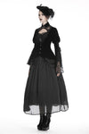 Elegant gothic velvet and lace jacket JW189 - Gothlolibeauty