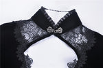 Elegant gothic velvet and lace jacket JW189 - Gothlolibeauty