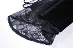 Elegant gothic velvet and lace jacket JW189 - Gothlolibeauty