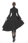 Punk long jacket with oblique asymmetrical shape JW208 - Gothlolibeauty