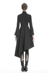 Punk long jacket with oblique asymmetrical shape JW208 - Gothlolibeauty