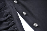 Punk long jacket with oblique asymmetrical shape JW208 - Gothlolibeauty