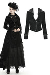 Gothic queen button up velvet jacket  JW220