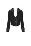 Gothic queen button up velvet jacket  JW220