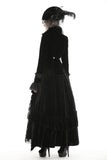 Gothic queen button up velvet jacket  JW220