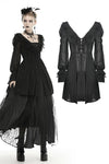 Gothic princess frilly bead button up thin coat JW221