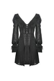 Gothic princess frilly bead button up thin coat JW221
